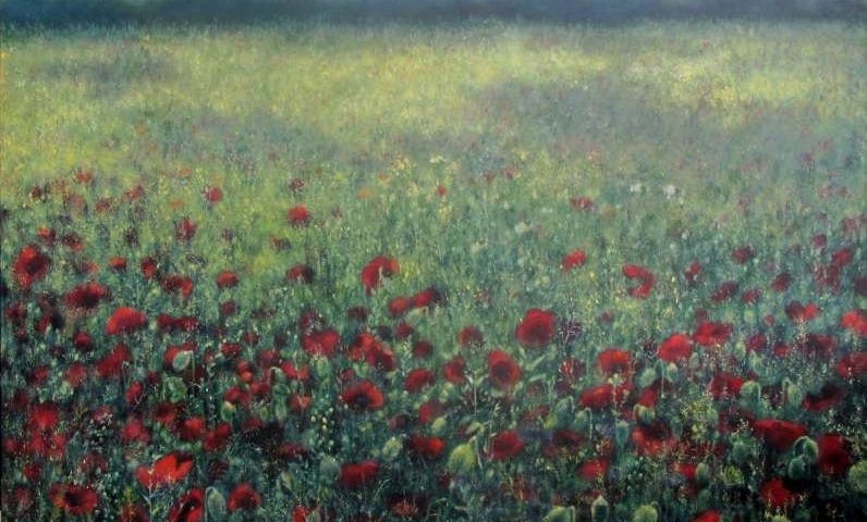 Mohn-Klatsch II 100x80