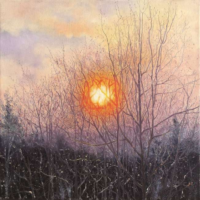 Wintersonne 30x30